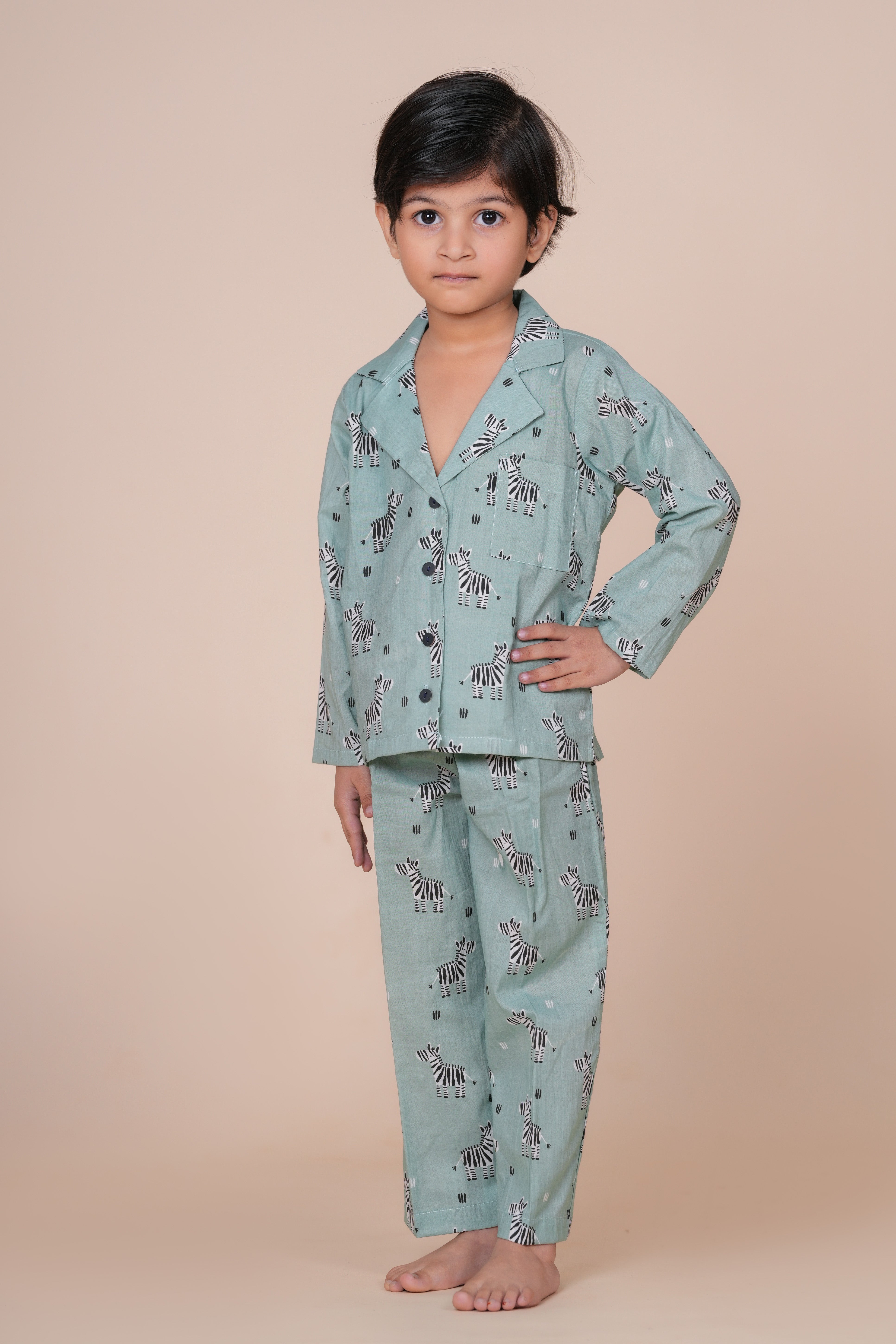 Girls Kids Pure Cotton shirt with plazzo Pant | Printed Full Sleeve shirt with Palazzo pant Set | Soft Breathable Ethnic Co-Ord Outfit