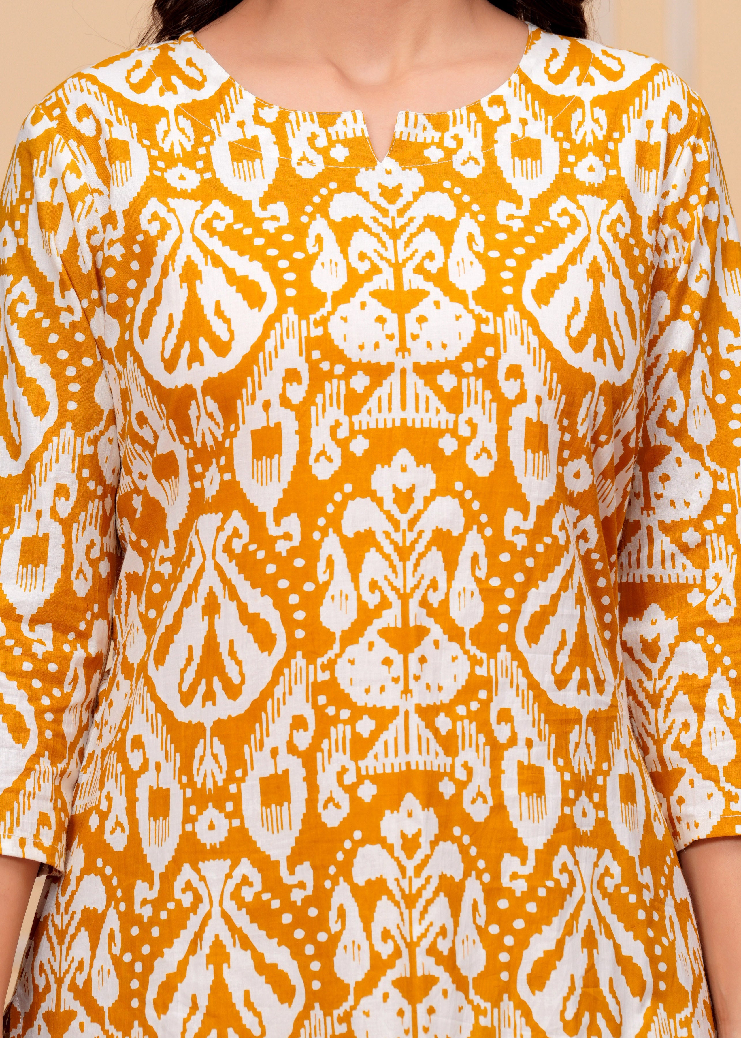 MEERA FAB Women's Floral Printed Kurta with Palazzo Set for Women