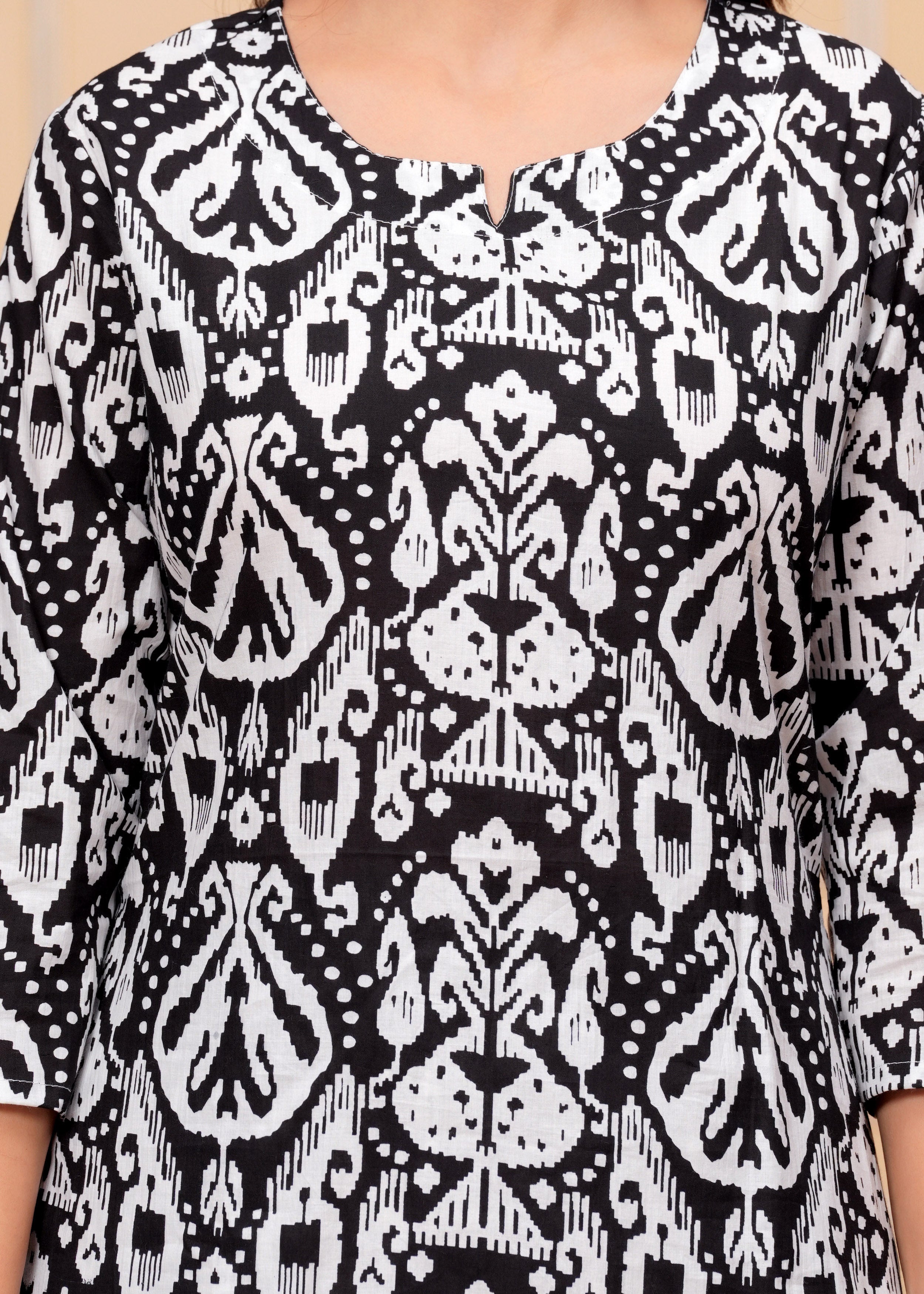 MEERA FAB Women's Floral Printed Kurta with Palazzo Set for Women