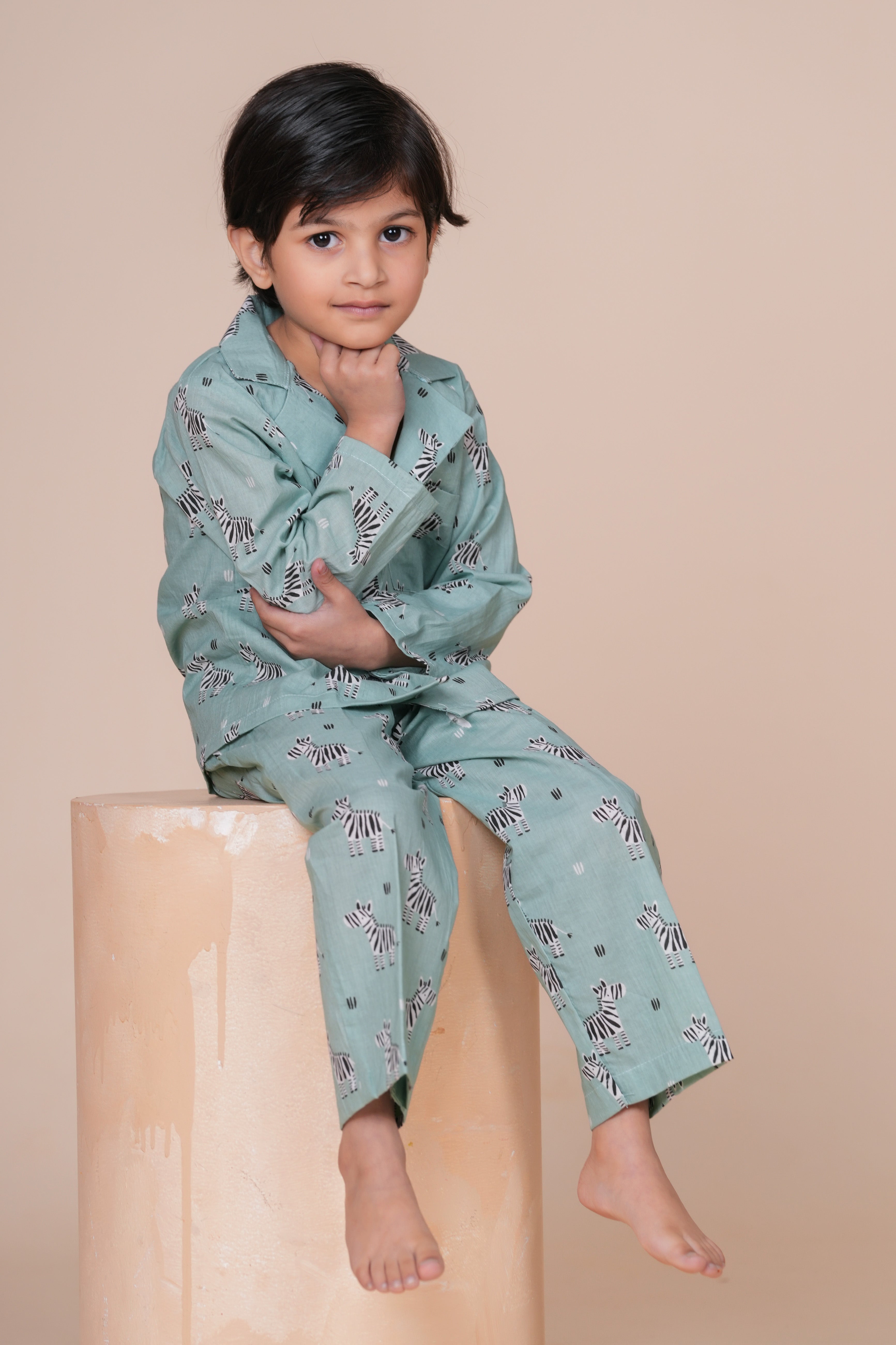 Girls Kids Pure Cotton shirt with plazzo Pant | Printed Full Sleeve shirt with Palazzo pant Set | Soft Breathable Ethnic Co-Ord Outfit